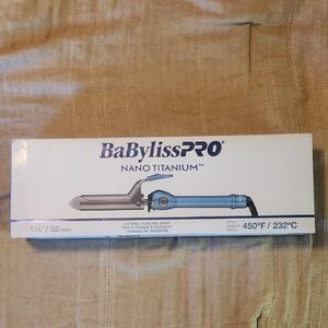 BaBylissPRO Nano Titanium Hair Curler - Blue